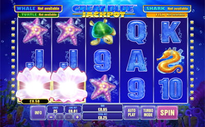 Simbol Runde Gratuite Great Blue Jackpot slot