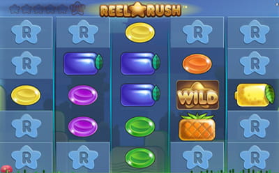 Simbol Wild – pictogramă cu Reel Rush logo
