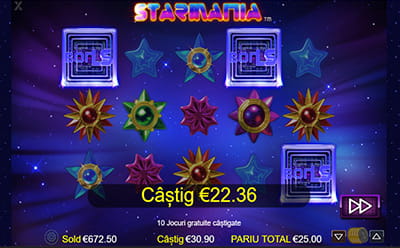 Intrarea în jocul bonus