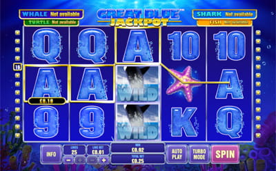 Simbol Wild Great Blue Jackpot logo