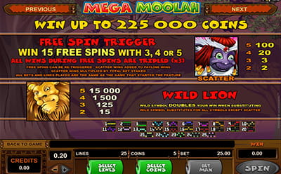 Simbol Wild – leul cu runde gratuite si multiplicator