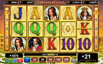 Simbol Wild – Versailles Gold online