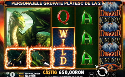 Simbolul Wild la slotul online Dragon Kingdom
