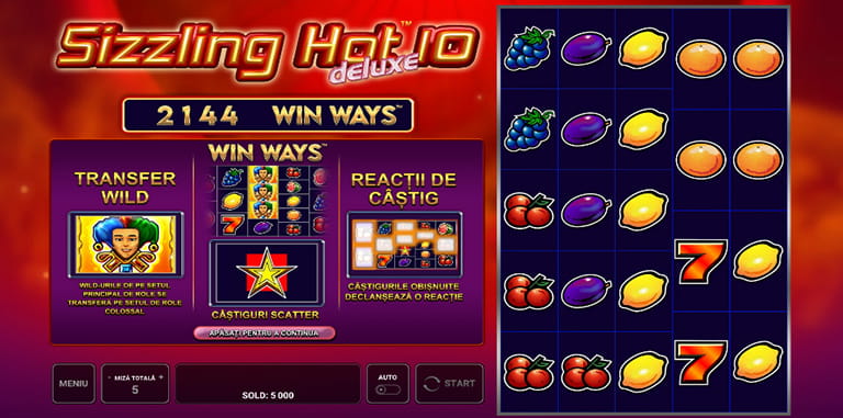 Sizzling Hot Deluxe: 10 Win Ways slot