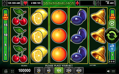 20 Burning Hot slot pe mobil