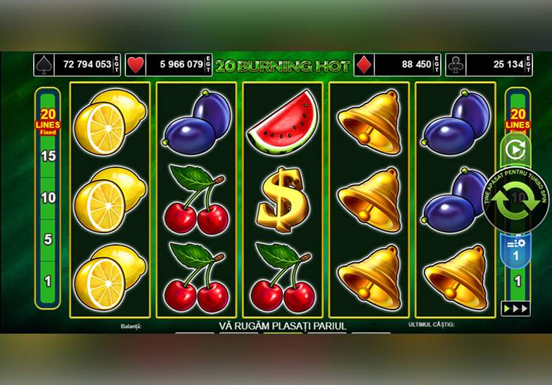 20 Burning Hot online gratuit