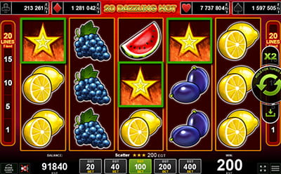 20 Dazzling Hot slot joc bonus