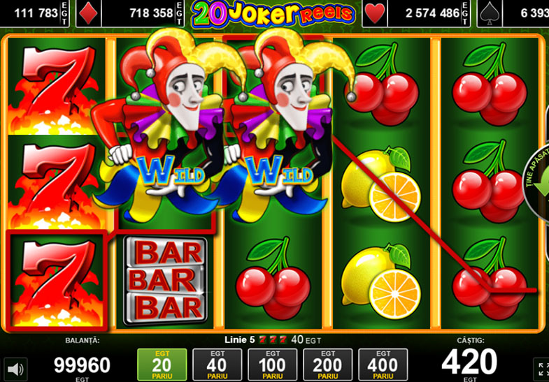 Joacă 20 Joker Reels online gratuit