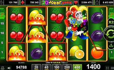 20 Joker Reels slot pe mobil