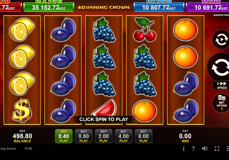 40 Shining Crown joacă online gratis