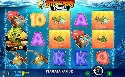 Slotul Big Bass Bonanza