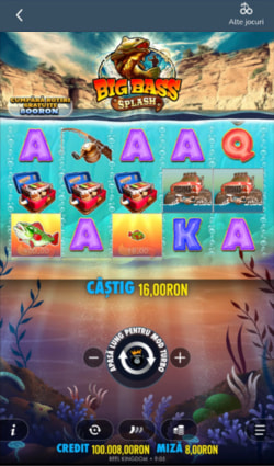 Slotul Big Bass Splash la Vlad Cazino