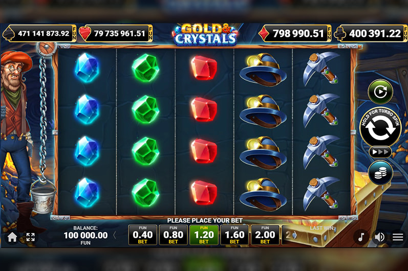 Slotul Gold and Crystals la TotoGaming Casino