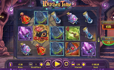 Slotul Witches Tome la Yoji Casino