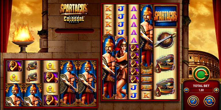 Spartacus Super Collosal Reels slot