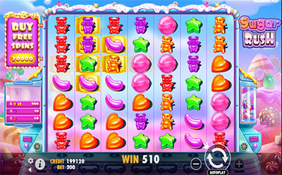 Sugar Rush slot pe mobil