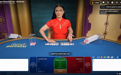 Masă Super Baccarat la Vlad Cazino