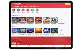 Aplicație Superbet pe iPad