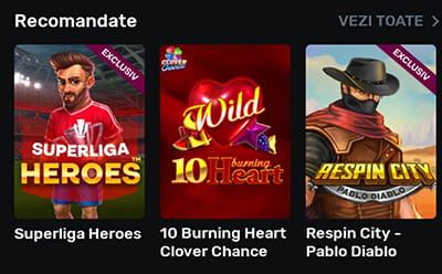 Sloturi la Superbet Casino Mobil