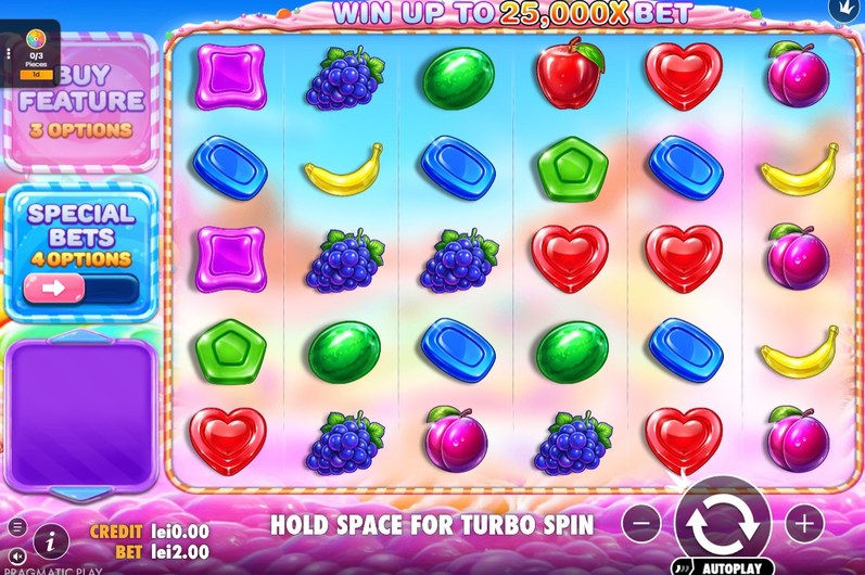 Sweet Bonanza 2500, slotul celor 5 minute de rotiri gratuite