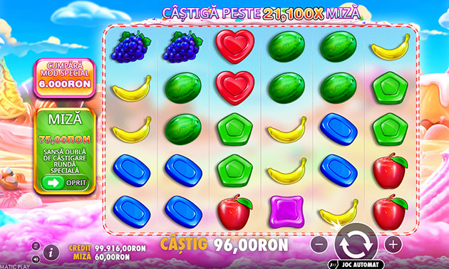Sweet Bonanza demo - joc din lista cu cele mai bune sloturi online