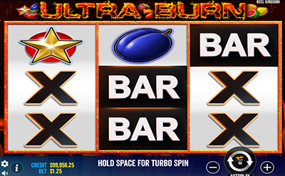 Ultra Burn slot simbol Bar