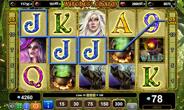Witches' Charm slot oferit de Amusnet la NetBet Casino