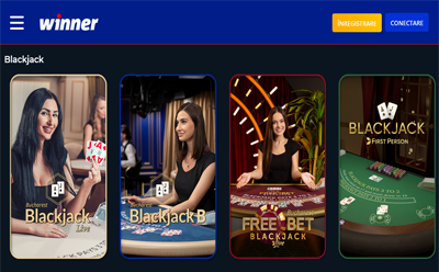 Blackjack la Winner Casino Casino Mobil