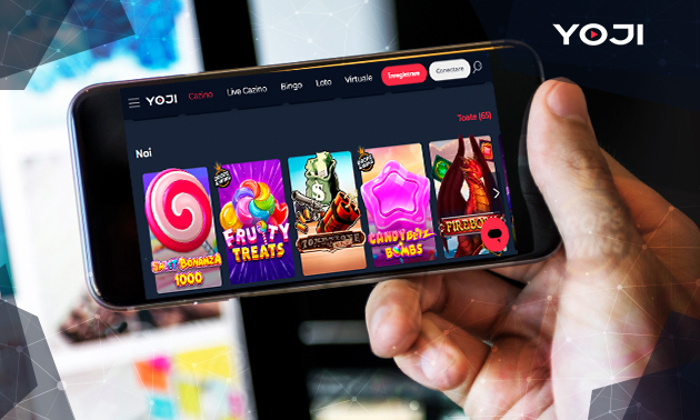Yoji Casino pe mobil