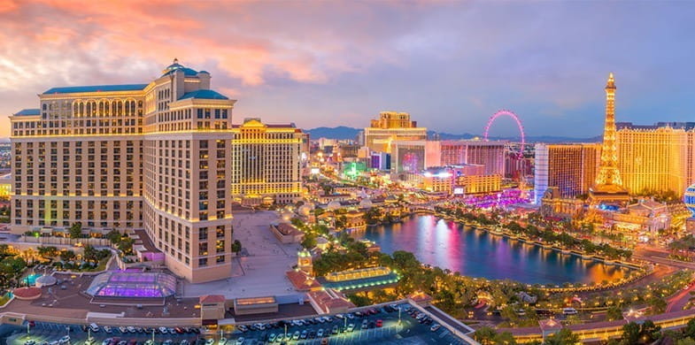 Lumini de noapte la Las Vegas