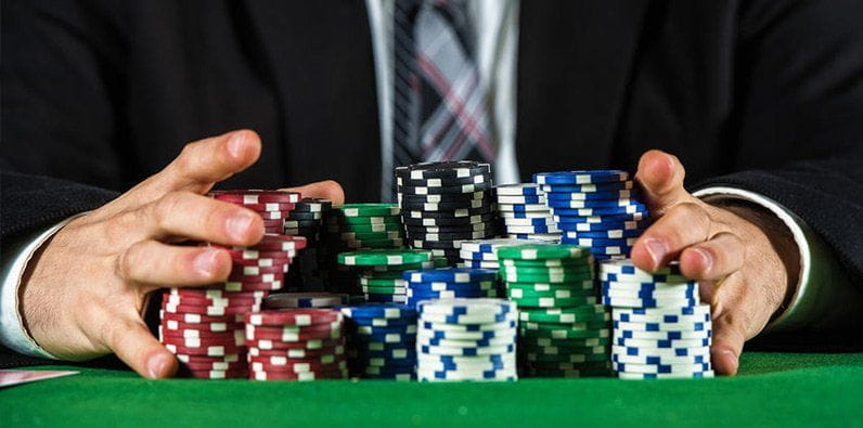 Un jucător VIP care face pariuri cu miză mare