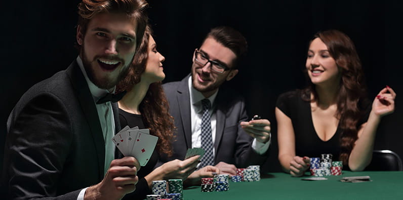 Jucători pe mize mari în poker