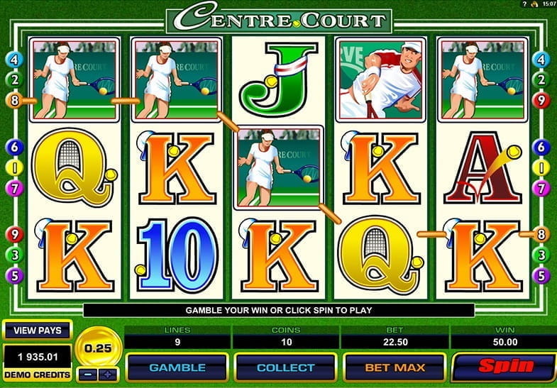 Centre Court slot online