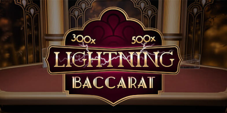 Logo-ul jocului Lightning Baccarat