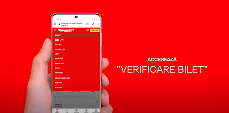 Verificare bilet Superbet