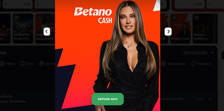 Cântăreață Antonia fiind imaginea unei promoții Betano